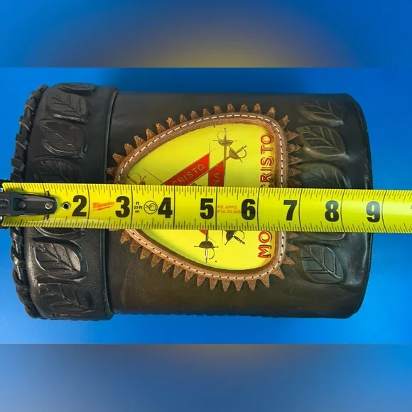 MONTE CRISTO HABANA ~ Cuba ~ Leather Cigar Humidor/Storage - Picture 8 of 8